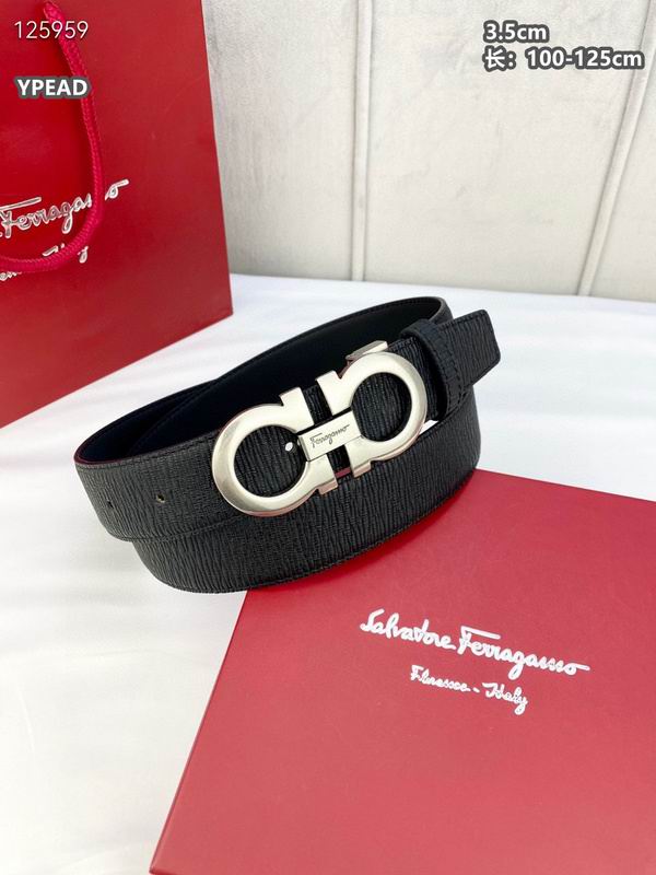 Ferragamo belt 35mmX100-125cm 8L (109)