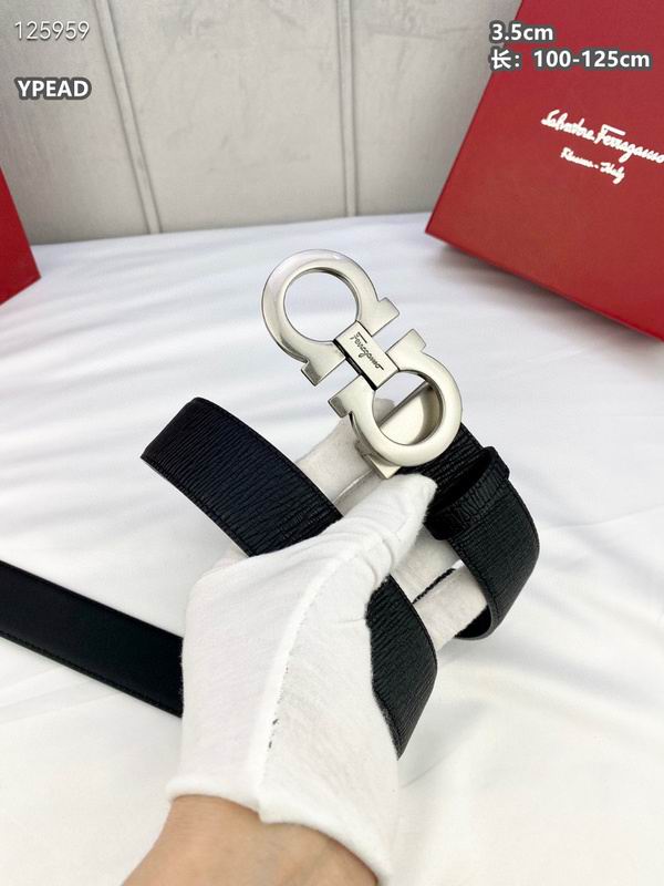 Ferragamo belt 35mmX100-125cm 8L (110)