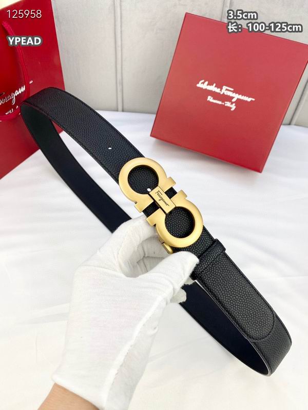 Ferragamo belt 35mmX100-125cm 8L (114)