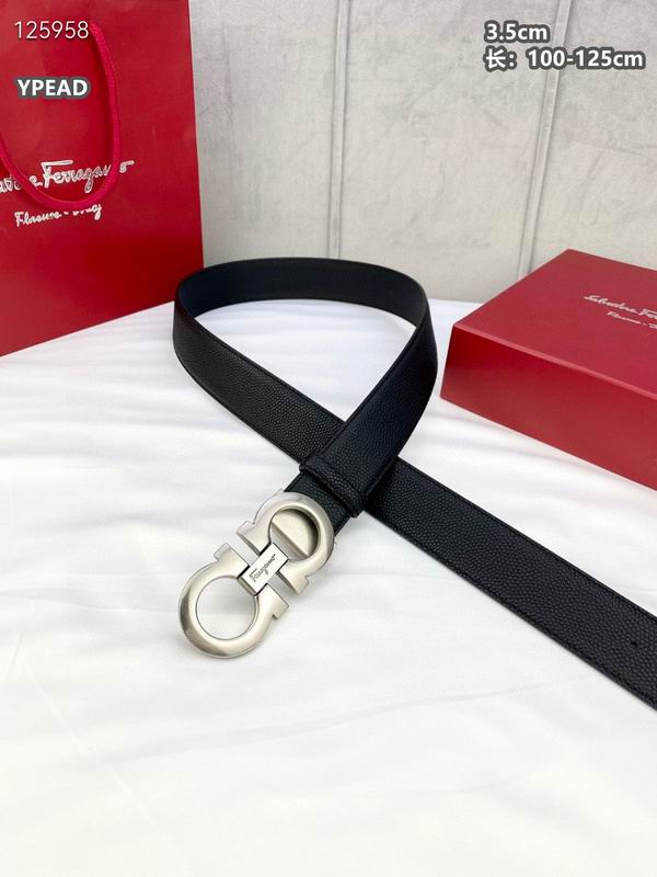 Ferragamo belt 35mmX100-125cm 8L (117)