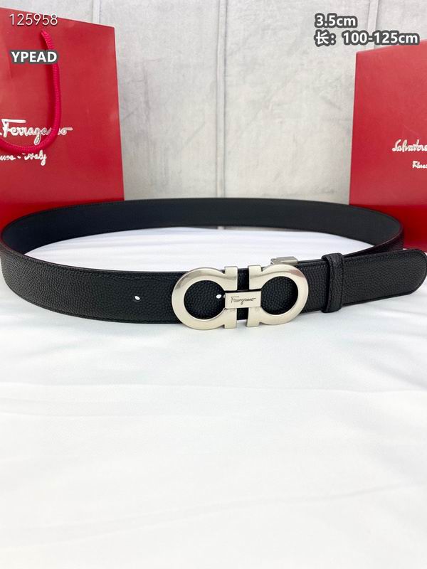 Ferragamo belt 35mmX100-125cm 8L (119)