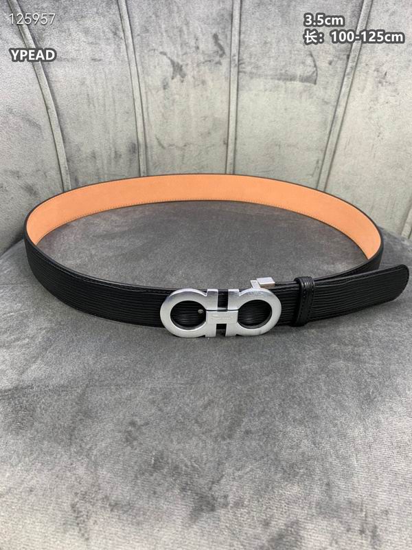 Ferragamo belt 35mmX100-125cm 8L (124)