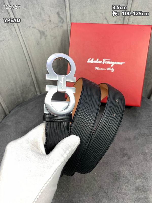 Ferragamo belt 35mmX100-125cm 8L (125)