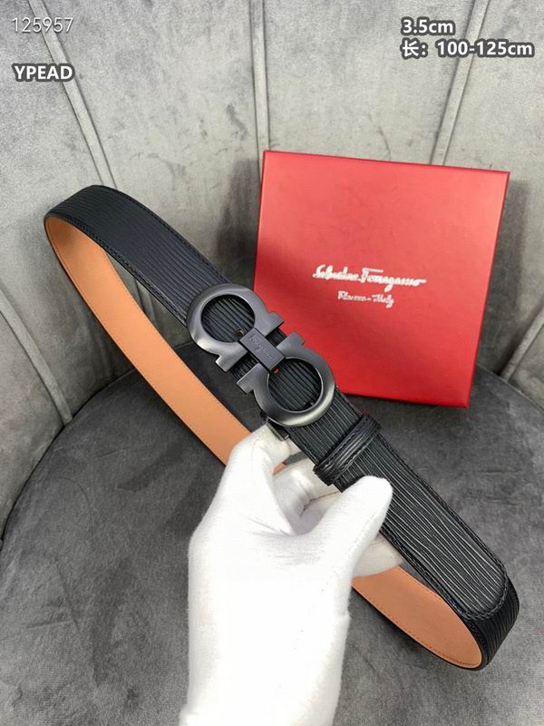 Ferragamo belt 35mmX100-125cm 8L (128)