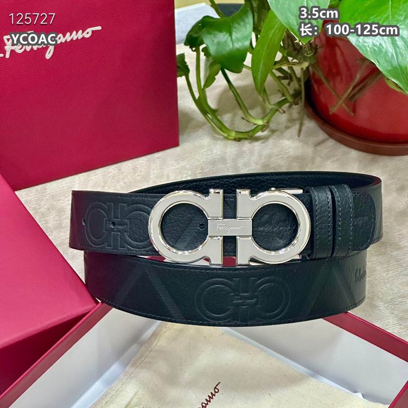 Ferragamo belt 35mmX100-125cm 8L (131)
