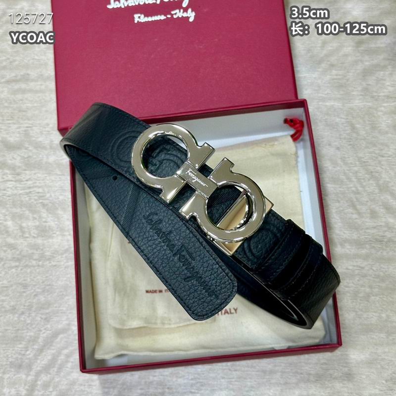 Ferragamo belt 35mmX100-125cm 8L (132)