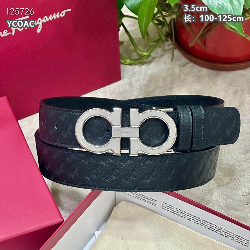 Ferragamo belt 35mmX100-125cm 8L (135)