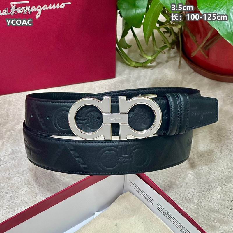 Ferragamo belt 35mmX100-125cm 8L (139)