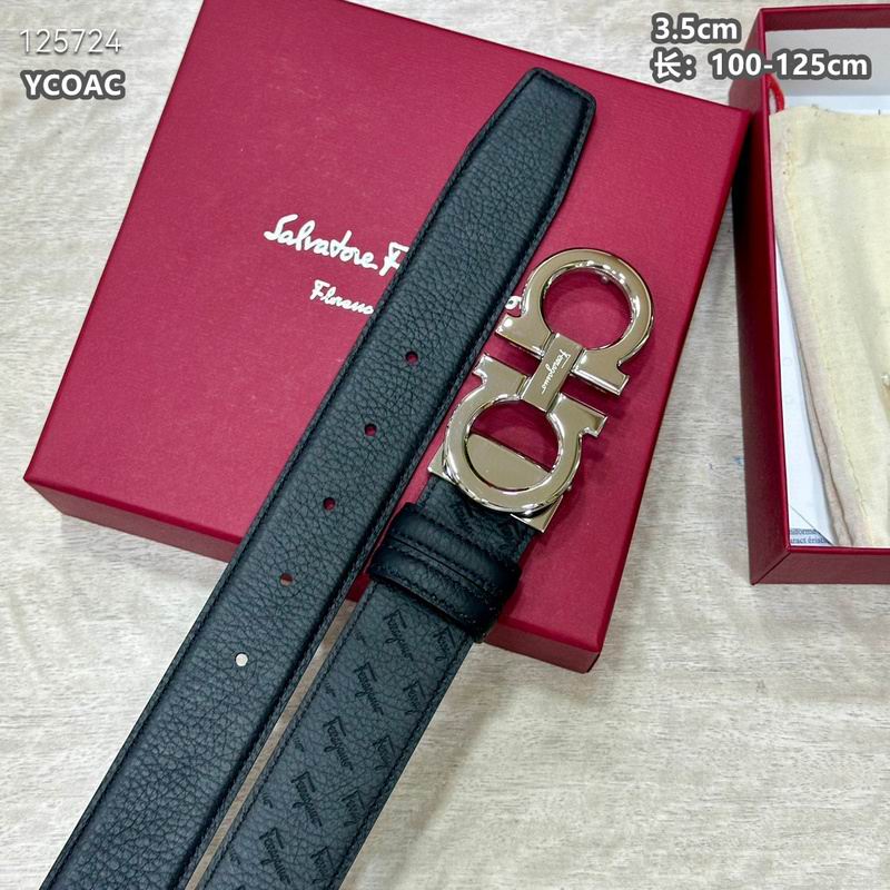 Ferragamo belt 35mmX100-125cm 8L (141)