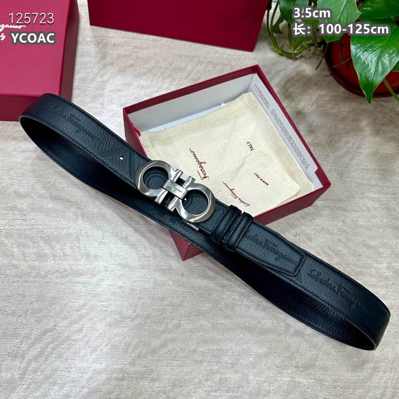 Ferragamo belt 35mmX100-125cm 8L (146)