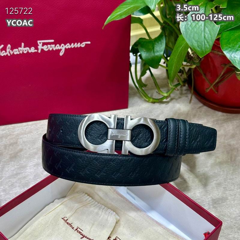 Ferragamo belt 35mmX100-125cm 8L (151)