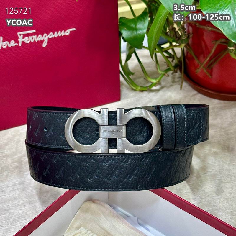 Ferragamo belt 35mmX100-125cm 8L (155)