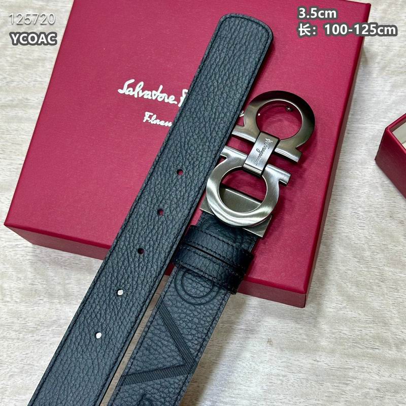Ferragamo belt 35mmX100-125cm 8L (157)