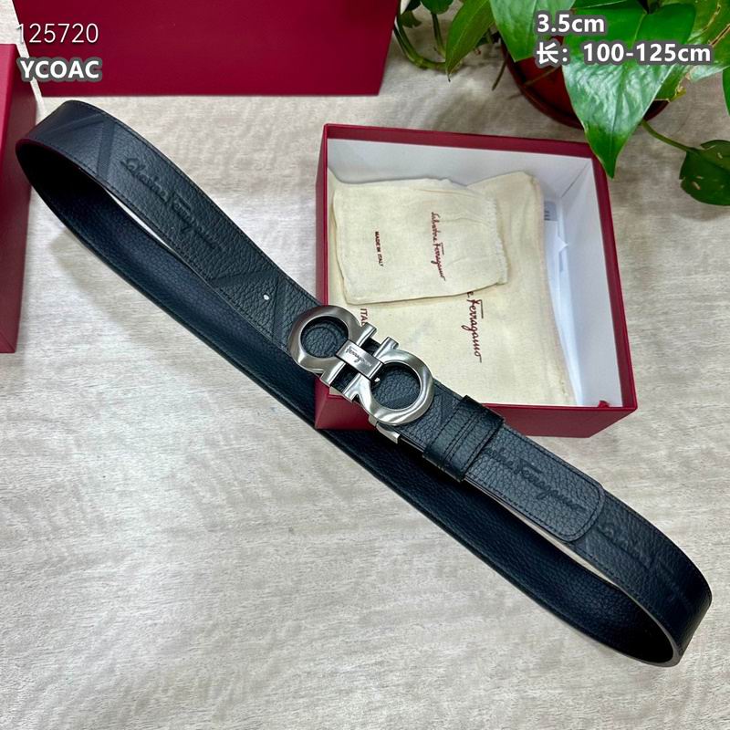 Ferragamo belt 35mmX100-125cm 8L (158)