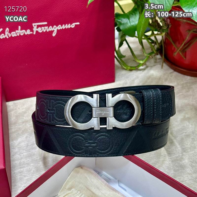 Ferragamo belt 35mmX100-125cm 8L (159)