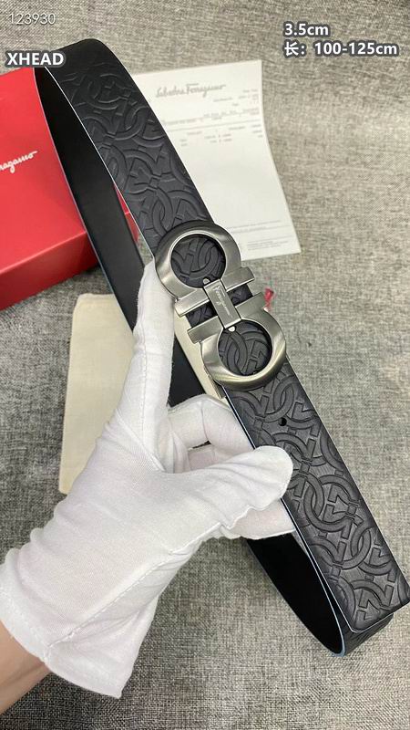 Ferragamo belt 35mmX100-125cm 8L (163)