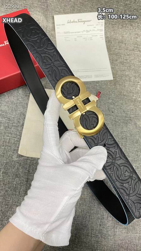 Ferragamo belt 35mmX100-125cm 8L (165)