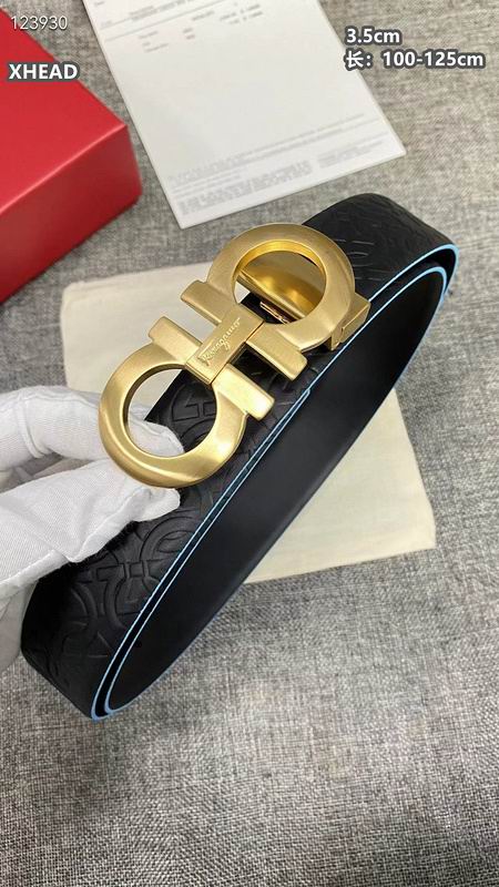 Ferragamo belt 35mmX100-125cm 8L (166)
