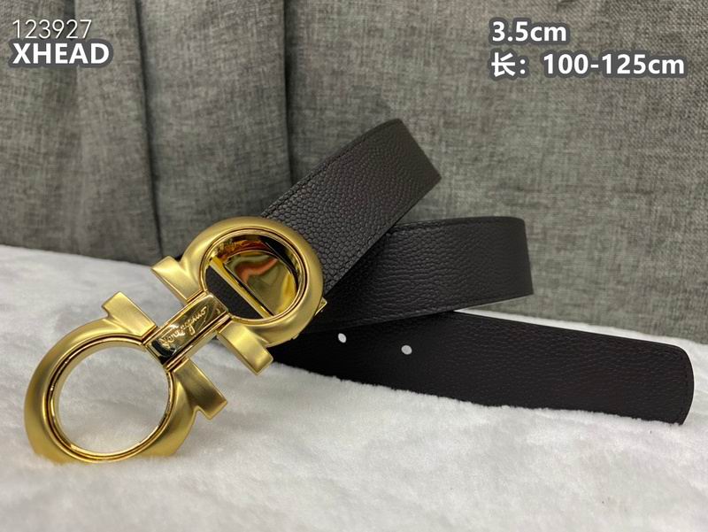 Ferragamo belt 35mmX100-125cm 8L (174)