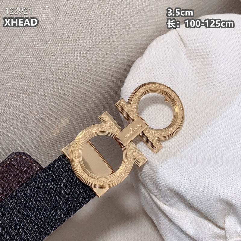 Ferragamo belt 35mmX100-125cm 8L (182)