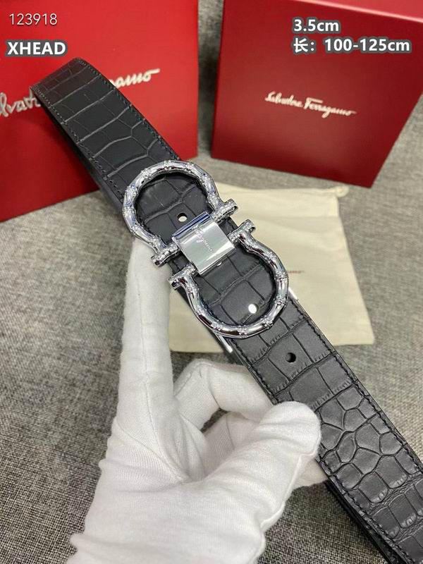 Ferragamo belt 35mmX100-125cm 8L (196)