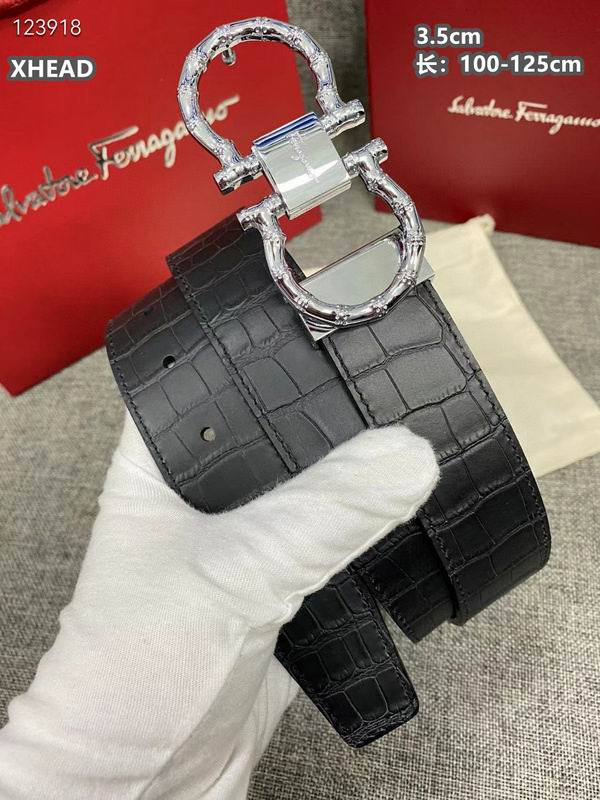 Ferragamo belt 35mmX100-125cm 8L (197)