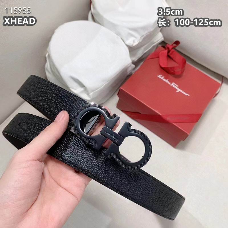 Ferragamo belt 35mmX100-125cm 8L (201)