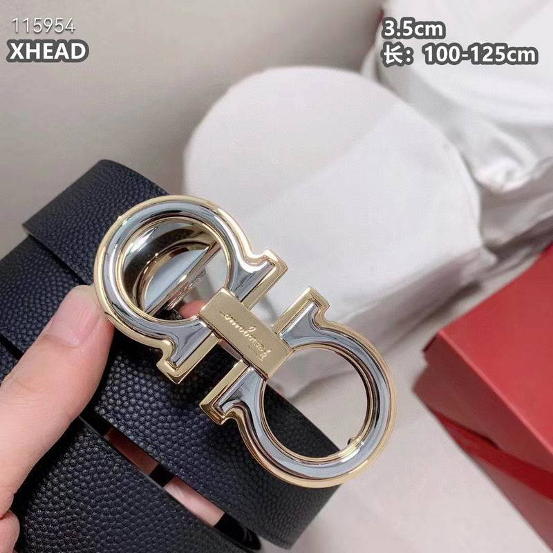 Ferragamo belt 35mmX100-125cm 8L (205)
