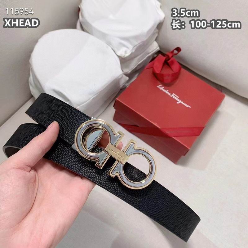 Ferragamo belt 35mmX100-125cm 8L (206)