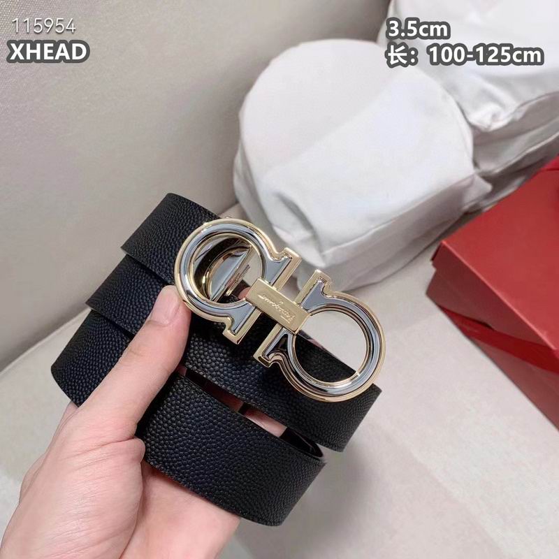 Ferragamo belt 35mmX100-125cm 8L (207)