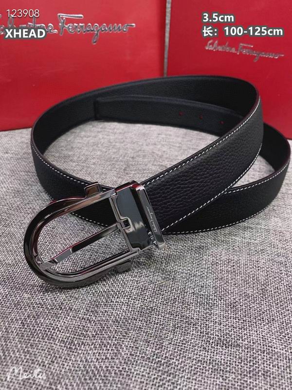 Ferragamo belt 35mmX100-125cm 8L (216)