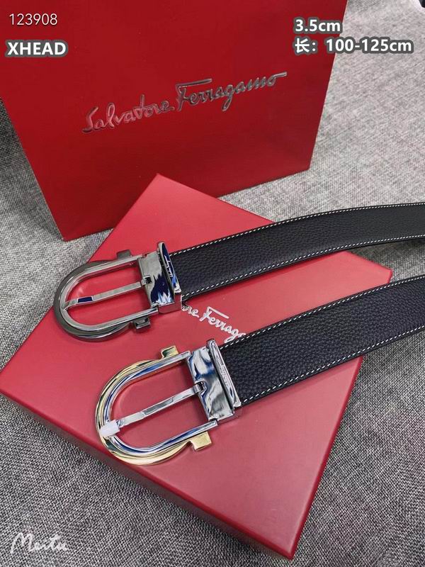 Ferragamo belt 35mmX100-125cm 8L (217)