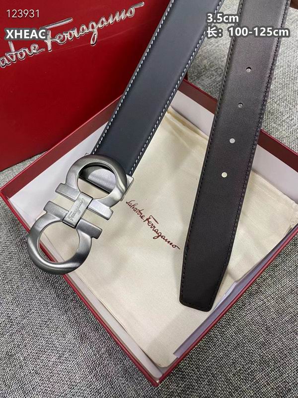 Ferragamo belt 35mmX100-125cm 8L (218)