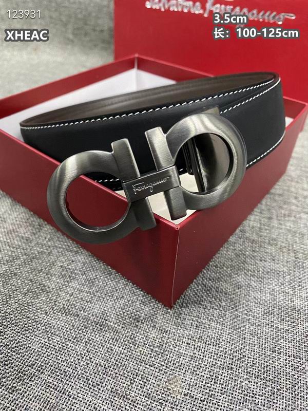 Ferragamo belt 35mmX100-125cm 8L (220)