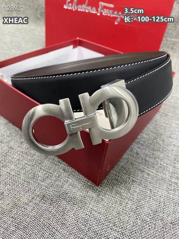Ferragamo belt 35mmX100-125cm 8L (226)