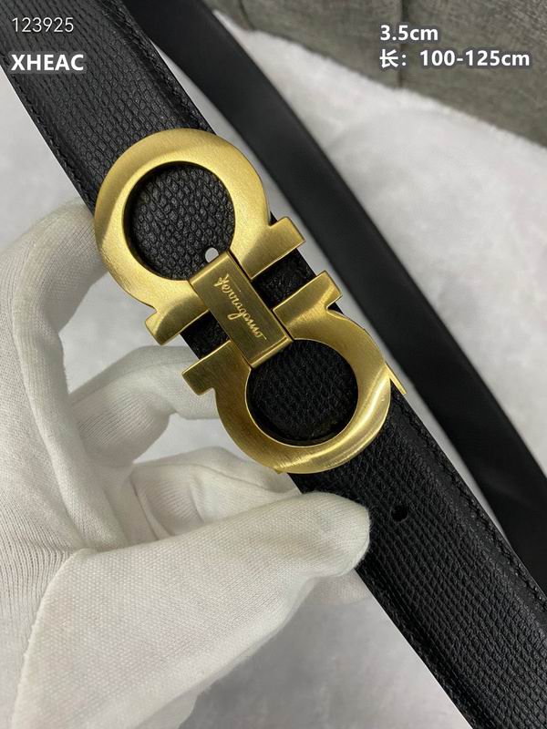 Ferragamo belt 35mmX100-125cm 8L (238)