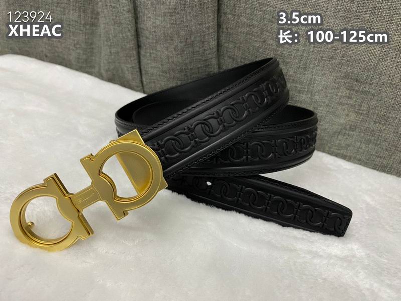 Ferragamo belt 35mmX100-125cm 8L (243)