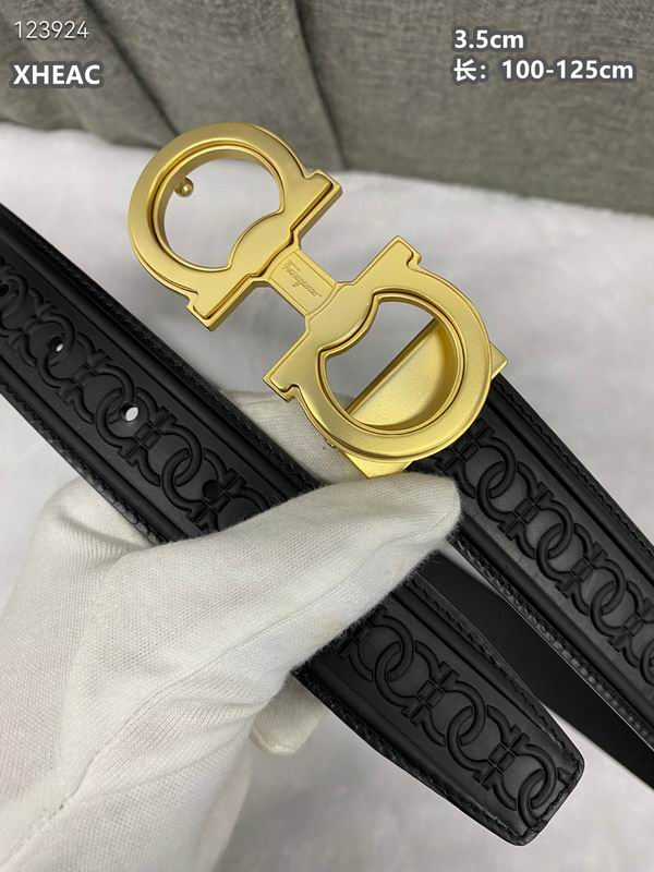 Ferragamo belt 35mmX100-125cm 8L (244)