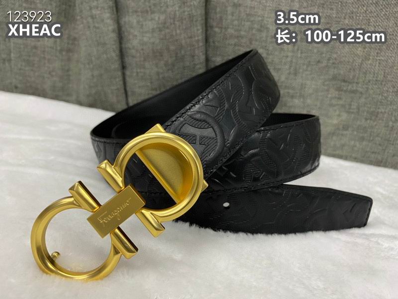 Ferragamo belt 35mmX100-125cm 8L (253)