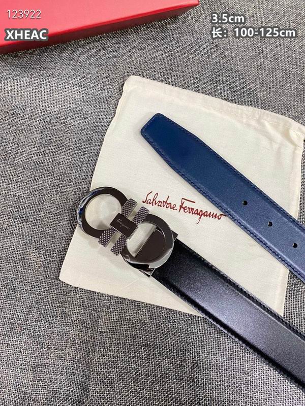 Ferragamo belt 35mmX100-125cm 8L (260)