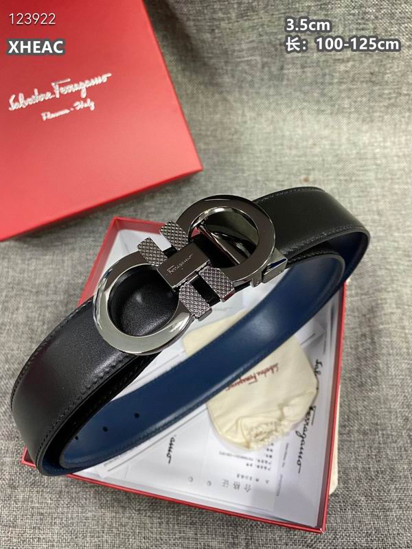 Ferragamo belt 35mmX100-125cm 8L (261)
