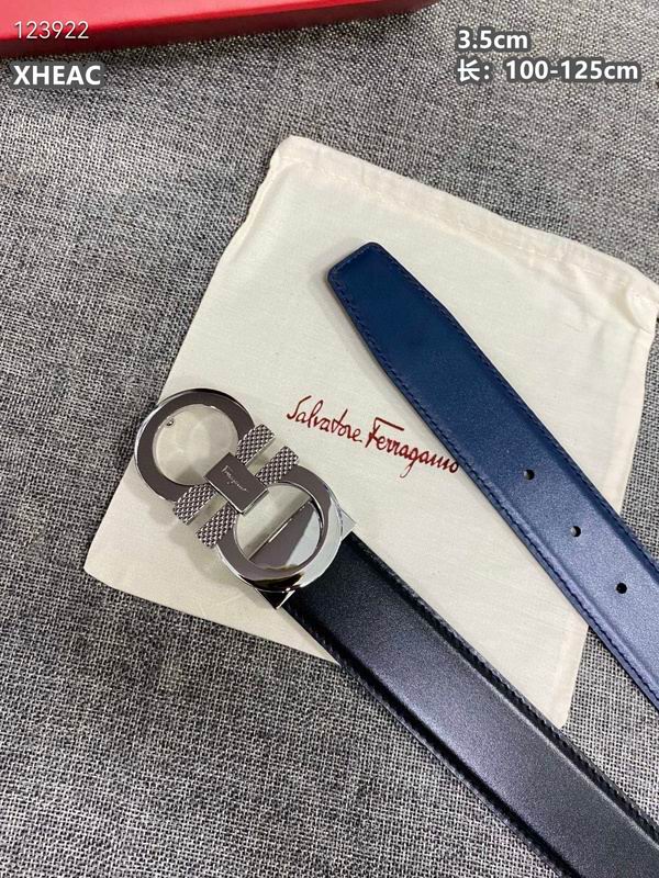 Ferragamo belt 35mmX100-125cm 8L (266)