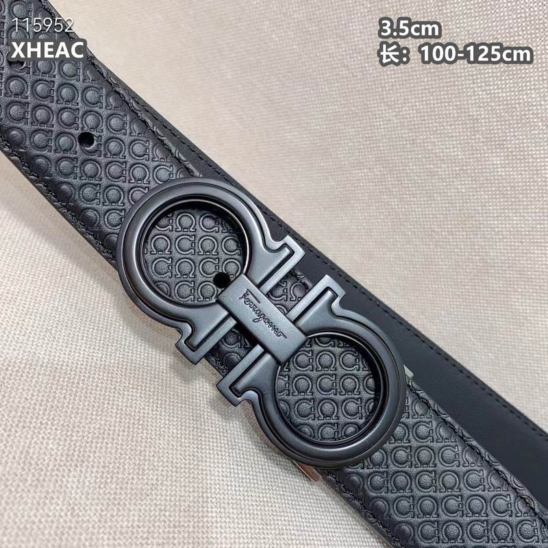 Ferragamo belt 35mmX100-125cm 8L (286)