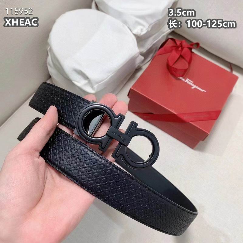 Ferragamo belt 35mmX100-125cm 8L (287)