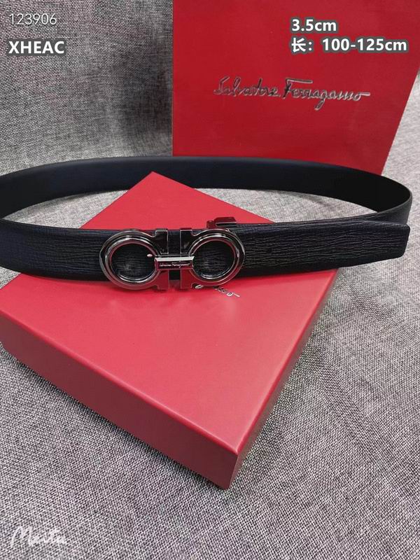 Ferragamo belt 35mmX100-125cm 8L (290)