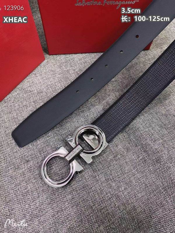 Ferragamo belt 35mmX100-125cm 8L (291)