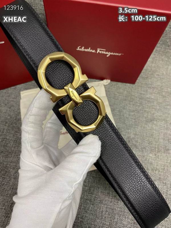 Ferragamo belt 35mmX100-125cm 8L (296)