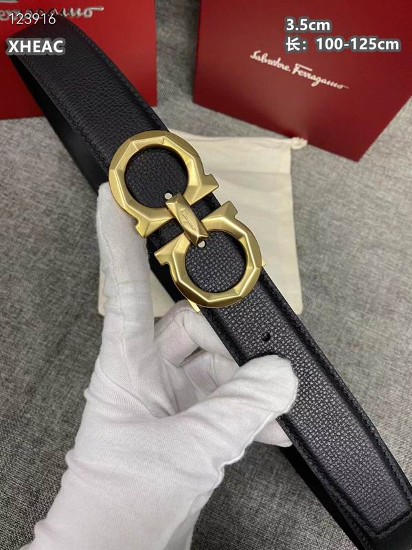 Ferragamo belt 35mmX100-125cm 8L (297)