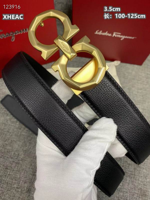 Ferragamo belt 35mmX100-125cm 8L (298)