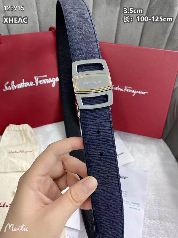 Ferragamo belt 35mmX100-125cm 8L (303)